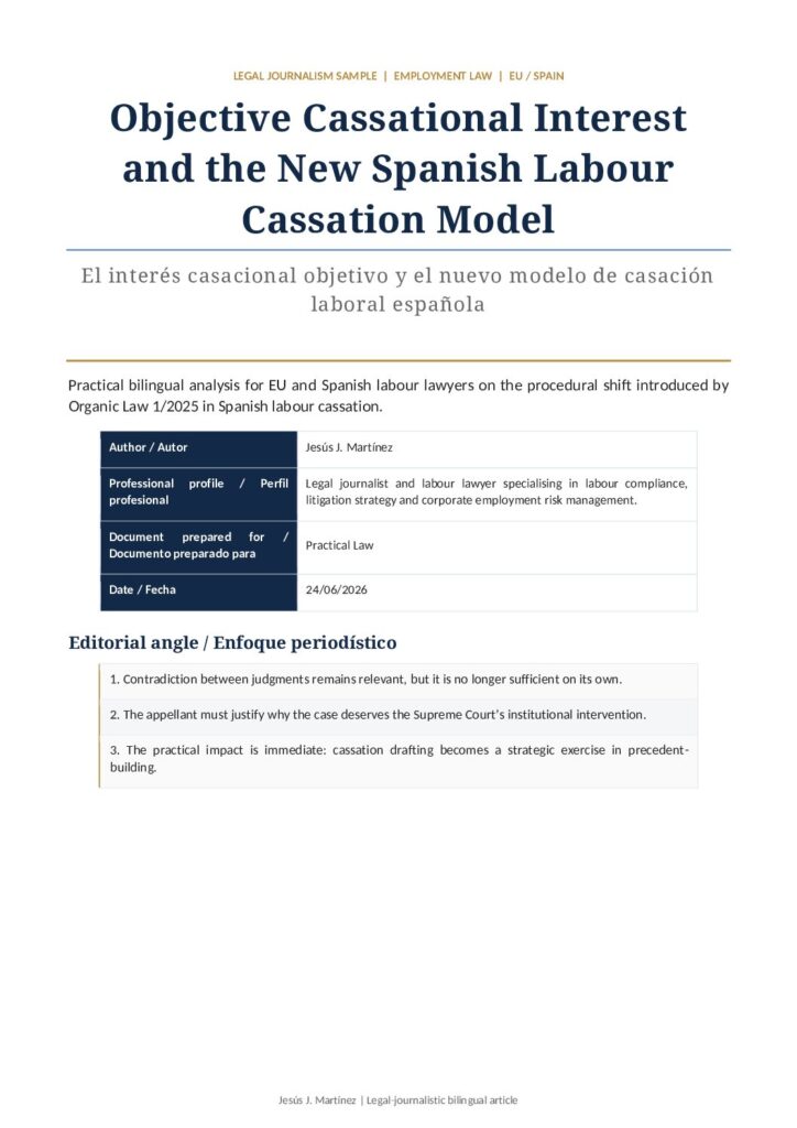 Articulo juridico bilingue Thomson Reuters Jesus Martinez 1 pdf